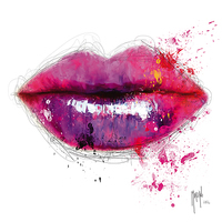 30cm x 30cm Color of Kiss von Patrice Murciano