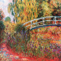 95cm x 95cm Ponte giapponese                 von Claude Monet