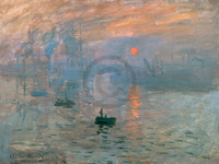 80cm x 60cm Impression (Sonnenaufgang)       von Claude Monet