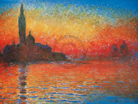 80cm x 60cm Crepuscolo                       von Claude Monet