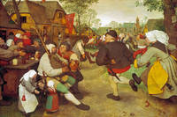 90cm x 60cm Bauerntanz                       von Pieter d. Ä. Brueghel