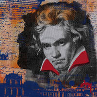 100cm x 100cm Beethoven I                      von Oke Walberg