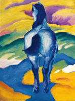 70cm x 100cm Blaues Pferd II                  von Franz Marc