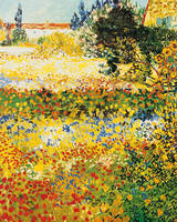 61cm x 76cm Blumengarten                     von Vincent Van Gogh