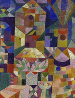 100cm x 129cm Burggarten                       von Paul Klee