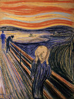 100cm x 133cm Der Schrei                       von Edvard Munch