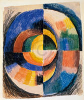 50cm x 60cm Farbenkreis II                   von August Macke
