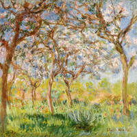 62cm x 62cm Frühling in Giverny              von Claude Monet
