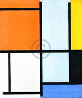 100cm x 120cm Komposition 1921                 von Piet Mondrian