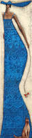 35cm x 150cm Lady in Blue                     von Ira Tsantekidou