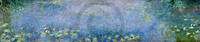 200cm x 42cm Seerosen                         von Claude Monet