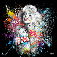 100cm x 100cm Marilyn Color von Sylvain Binet