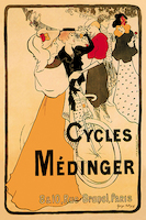 60cm x 90cm Cycles Medinger von Georges-Alfred Bottini