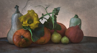 10cm x 5.5cm Autumn Harvest von Marie-anne Stas