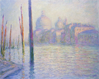10cm x 8cm Venedig, Santa Maria dela Salute von Claude Monet