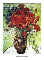 60cm x 80cm Vase avec marguerite von VAN GOGH