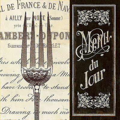 Array French Menu II von Pela Studio