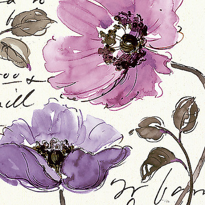 Array Floral Waltz Plum I von Pela Studio