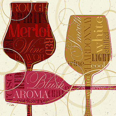 Array Colorful Wine I von Pela Studio