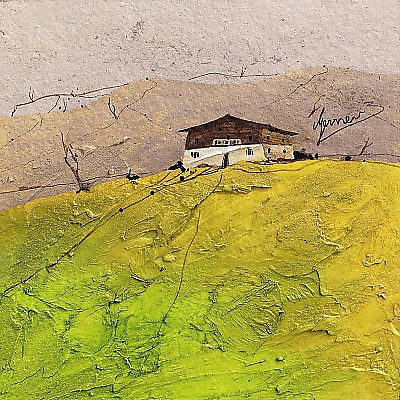 50cm x 50cm Landhaus 2 von GERNER