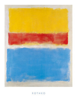 60cm x 80cm Untitled (Yellow-Red and Blue) von Mark Rothko