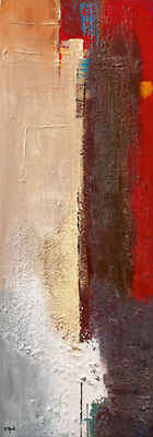 35cm x 100cm Vertical I von Flory Aerts