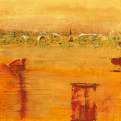 Array Orange Landscape von Rose Richter-Armgart