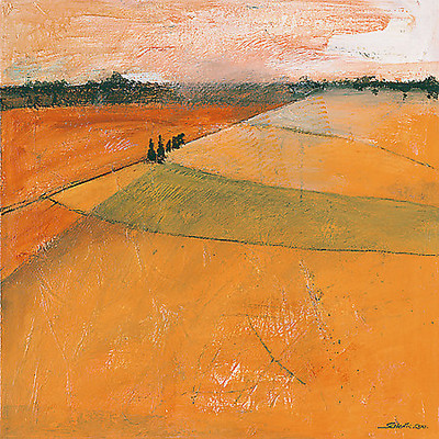 100cm x 100cm Landscape II von Gabriele Scherk