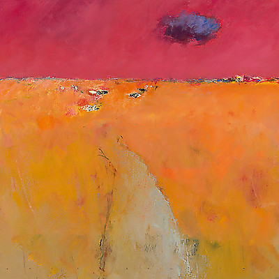 Array Landscape in orange and red von Jan Groenhart