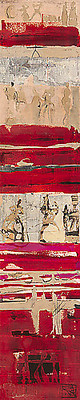 20cm x 100cm Metamorphosen III von Richter-Armgart, Rose
