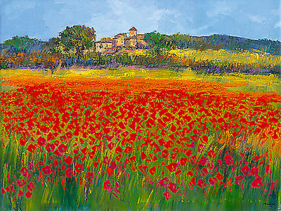 150cm x 112.5cm Mallorca en primavera von Jesús P. Camargo