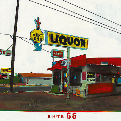 Array Route 66 - West End Liquor von Olukman, Ayline