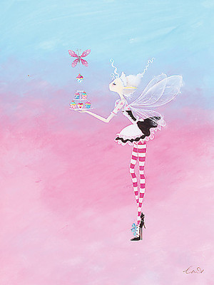 75cm x 100cm Fairy Cake von Lorrie McFaul