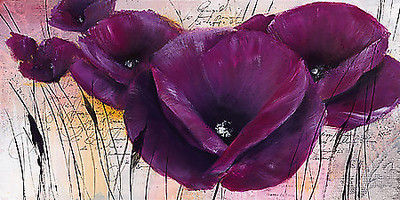 Array Pavot violet II von Zacher-Finet, Isabelle