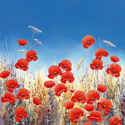 Array Dancing Poppies von Mayes, Hilary