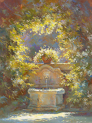 40cm x 30cm Fraîcheur au Baux de Provence von Messely, Johan