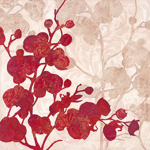 100cm x 100cm Luscious Orchid 1 von Melissa Pluch