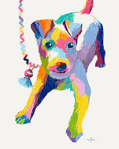 Array Terrier Sketch von Patti Mollica
