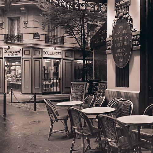 Array Café, Montmartre von Alan Blaustein