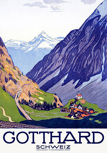 Array Gotthard, Schweiz von Emil Cardinaux