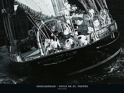 80cm x 60cm Shenandoah - Voile de St. Tropez von Carlo Borlenghi