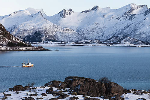 Array Fischerboot Lofoten von Rolf Fischer