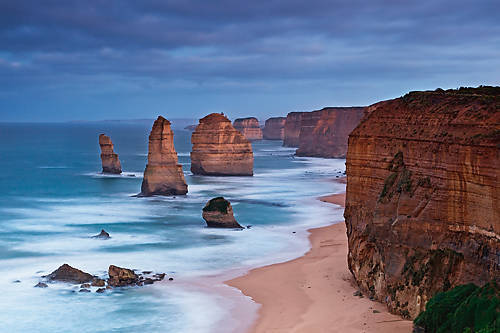 100cm x 67cm Great Ocean Road Australia von Lothar Ernemann