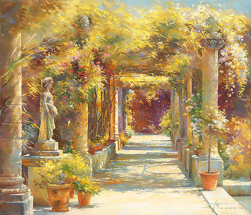 Array La pergola de l’abbaye von Johan Messely