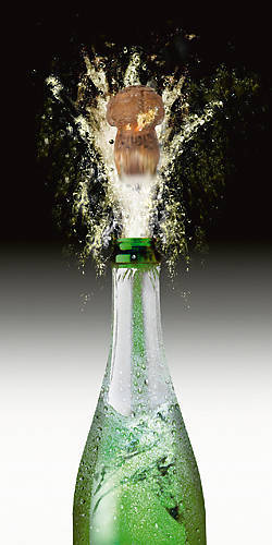 Array Splashing Cork I von Peter Hillert