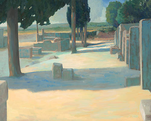 100cm x 80cm Pompeï von Edwin Aafjes