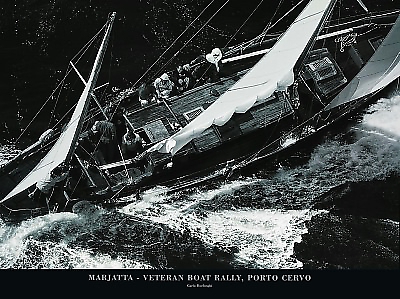 80cm x 60cm Marjatta - Veteran Boat Rally von Carlo Borlenghi