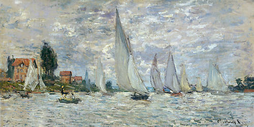 Array Le barche, regate ad Argenteuil von Claude Monet