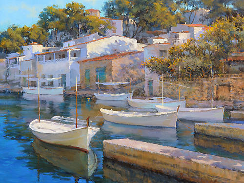 100cm x 75cm Cala Figuera 24 von Alex Krioutchkov