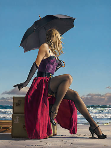 75cm x 100cm On Crescent Beach von Paul Kelly